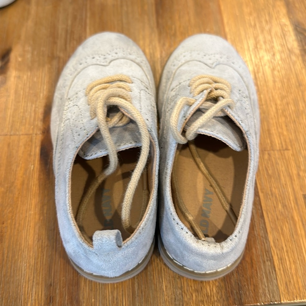 Toddler Grey Oxfords